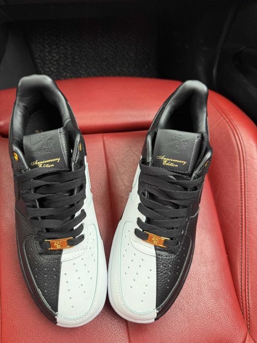 (БЕЗ ПЕРЕДОПЛАТИ)Nike Air Force 1 Anniversary Edition Black White найк