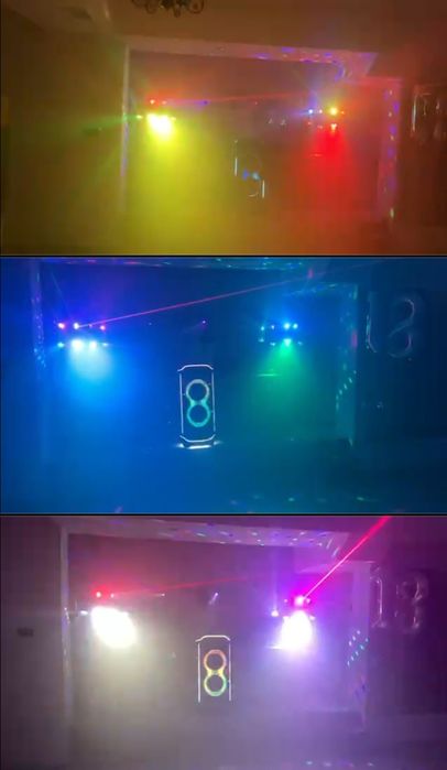 Nagłośnienie: JBL PartyBox 1000, oświetlenie, dymiarka - wynajem