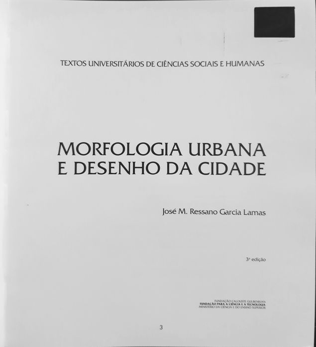 Livro _ Morfologia Urbana e Desenho da Cidade _ Ressano Garcia Lamas