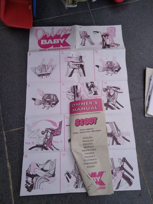 Cadeira de bebé para bicicleta