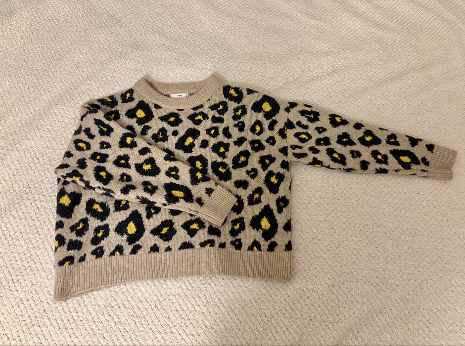 Sweter mango s panterka