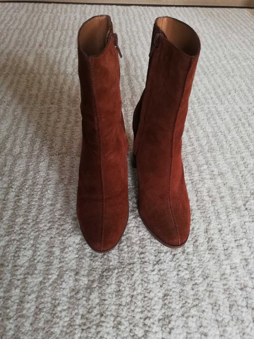 Buty, botki brąz /camel, Mango, r. 36.