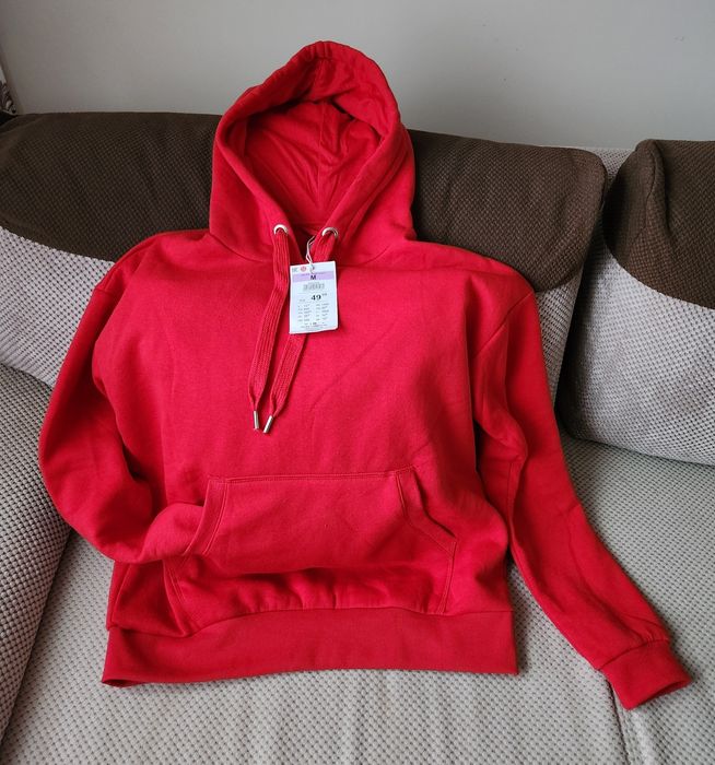 Bluza  sportowa ocieplana z kapturem