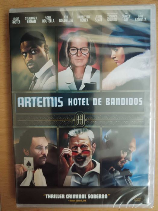 filme dvd original - artemis - hotel de bandidos - selado