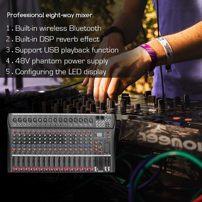 Mikser muzyczny 16 kanałowy
