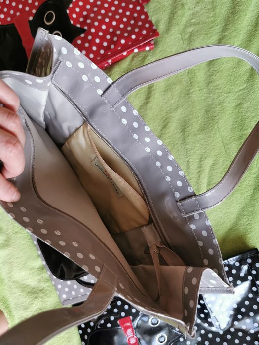 Torba lakierowana koty