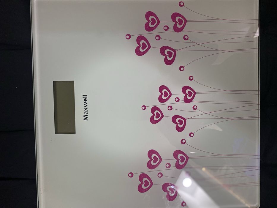 електронні підлогові ваги maxwell | скляні | робочі