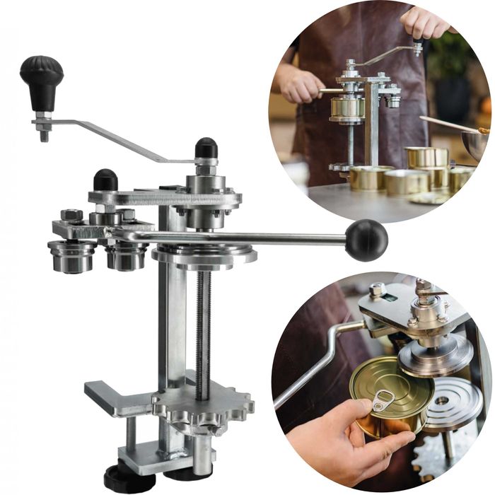 ZAMYKARKA do puszek konserw ręczna NOWA Gwarancja