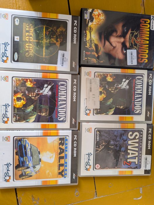 Zestaw gier retro (Commandos, Colin Ito) 6 CD