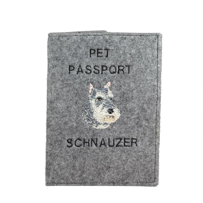 Sznaucer, Schnauzer I etui na paszport Art-Dog