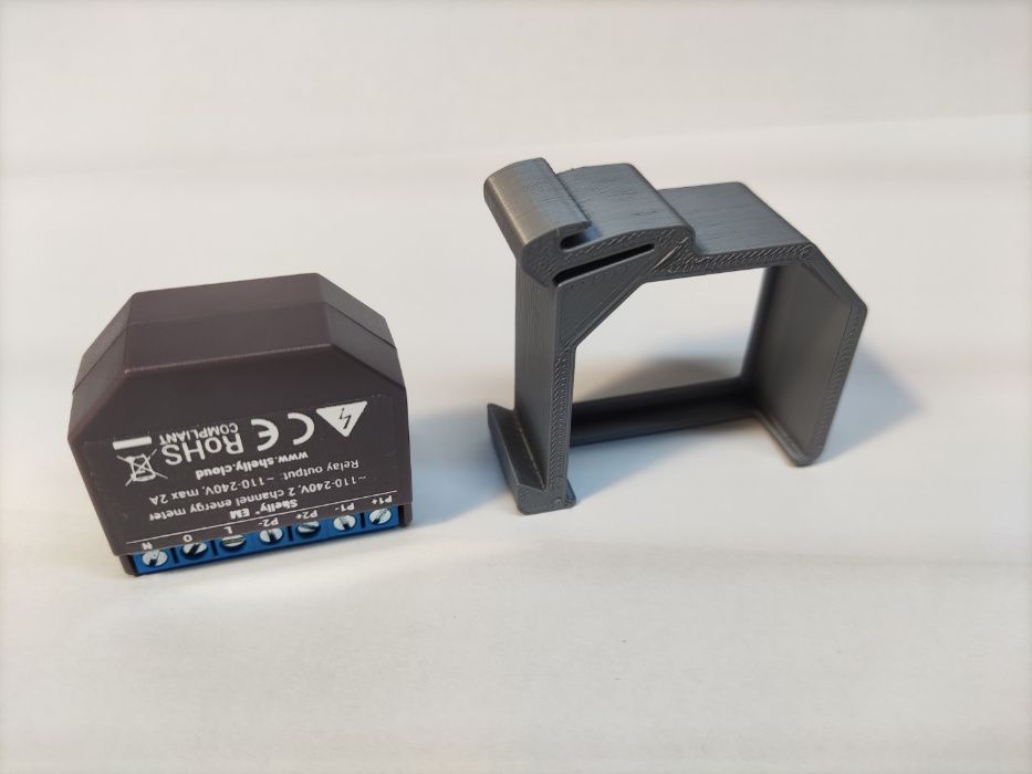 Adaptador Shelly EM / 1 / 1PM / Plus para DIN / Quadro Eletrico