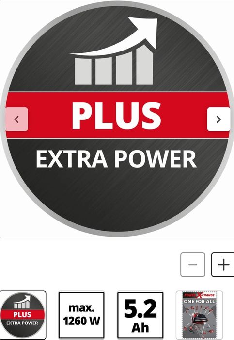 Bateria de lítio EINHELL POWER-X-CHANGE PLUS 18V 5,2 AH" Novas