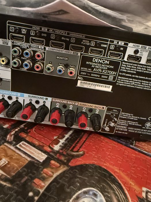 AV-Ресивер Denon AVR-2700H / Dolby Atmos / bluetooth / 8K / 7.2