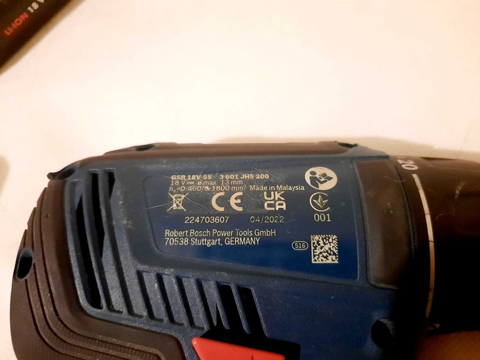 Wiertarko wkrętarka akumulator GSR 18V-55 BOSCH Professional 18V 4Ah