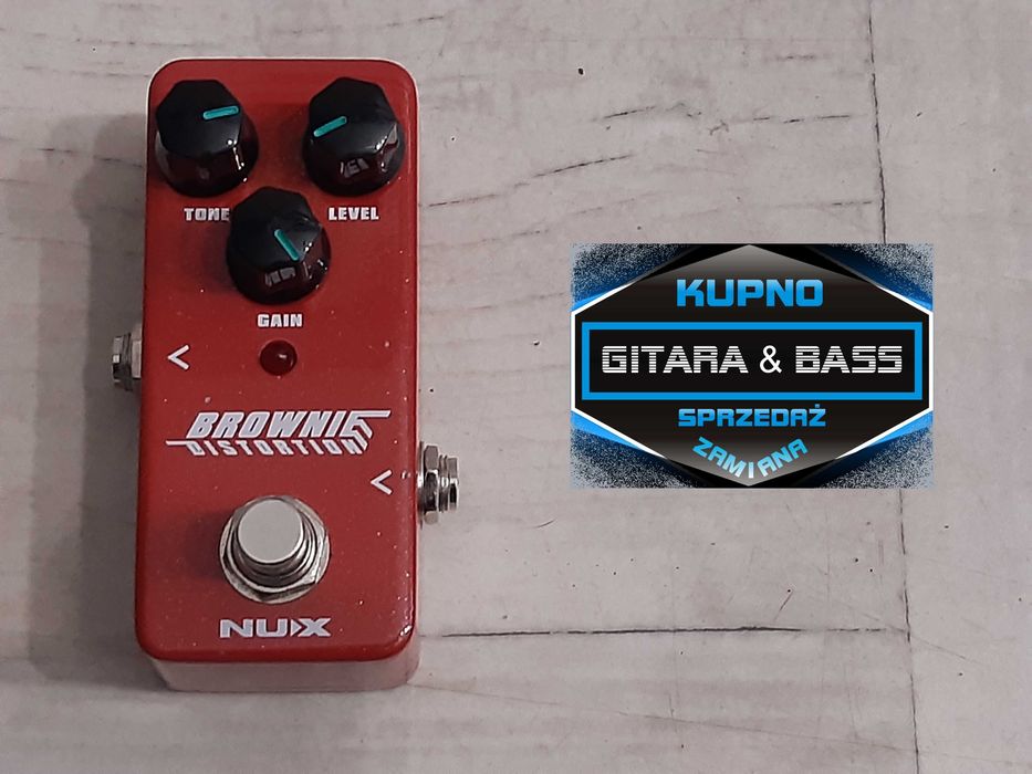 Efekt Gitarowy NUX NDS-2 Brownie Distortion - wysyłka lub dodam Gratis