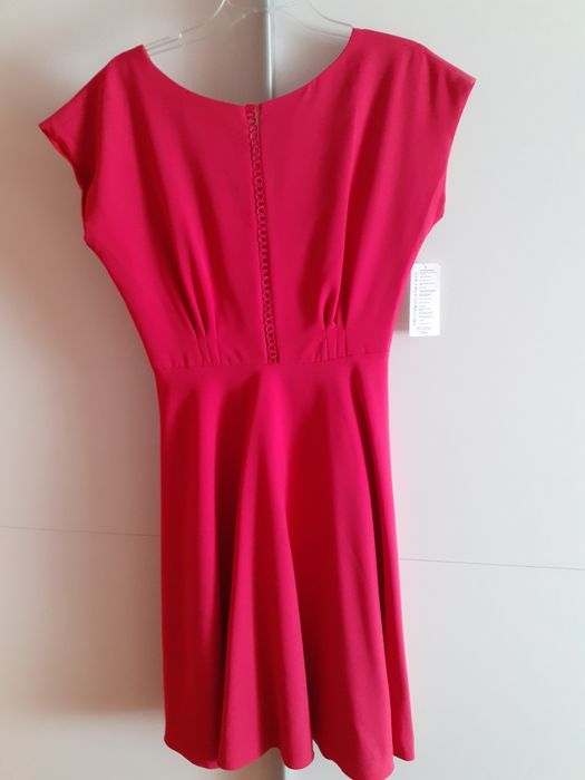 Sukienka midi różowa L