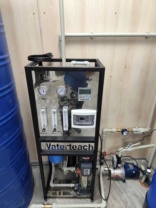 Обратный осмос 0,5 м3/час для бизнеса и быта "под ключ"