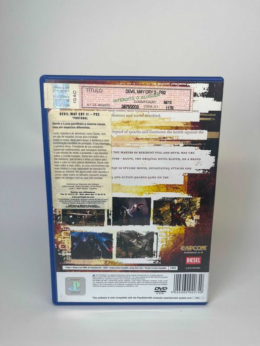 Devil May Cry 2 - PS2 PlayStation 2 PAL - Completo (CIB) 2 Discos