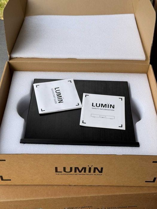 Lumin D2 — Hi-End стример со встроенным ЦАП, полностью балансная схема, XLR ℹ️ Wolfson WM8741 dual-mono, DSD128, Roon Ready | 10 из 10, коробка