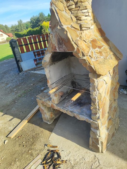 Grill betonowy kamienny