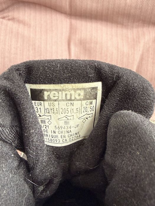 Чобітки зимові Reima 31 р