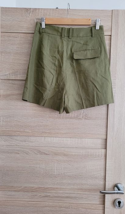 Nowe Lniane krótkie spodenki Zara S