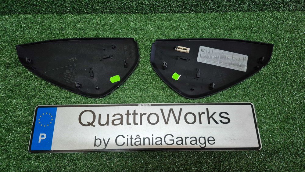 Tampas Laterais Tablier Pretas Originais Audi A4 B6 B7 8E - Excelente Estado