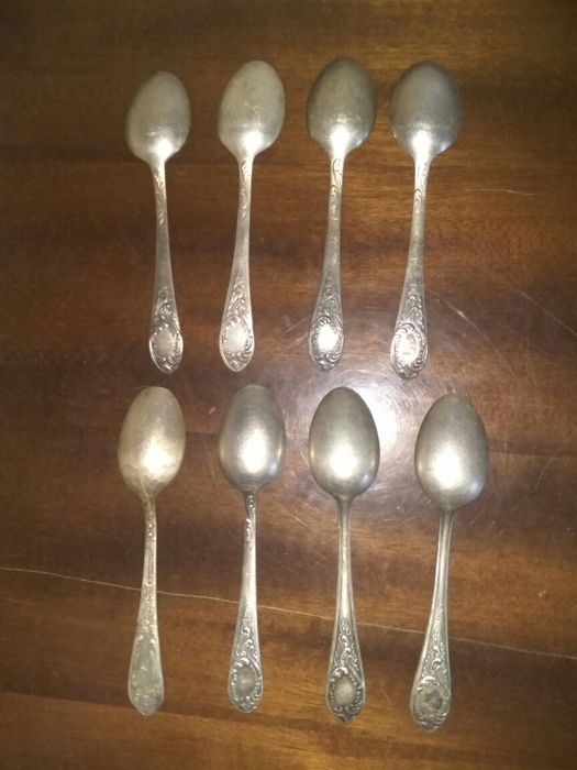 Мельхиоровый столовый набор