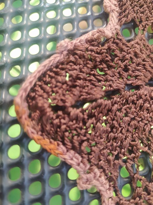 Brązowa Serwetka liść