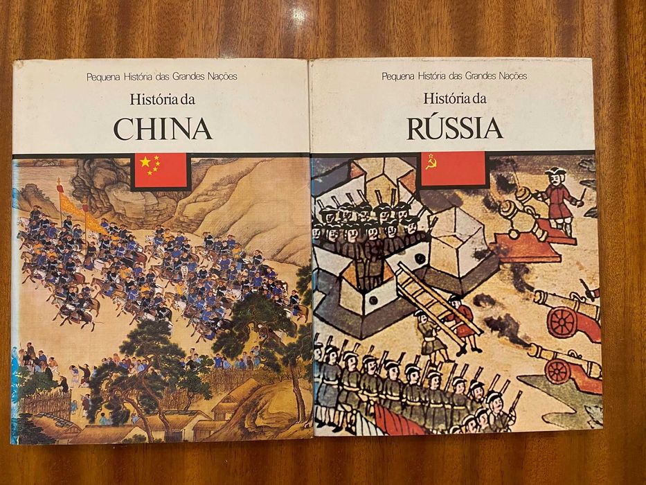 Coleção antiga 10 livros Pequena História Grandes Nações ed. 1978