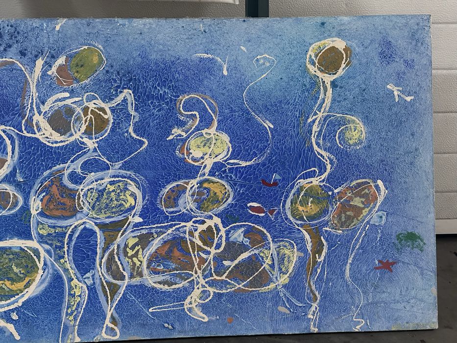Quadro de Pedro Tavares de 1999 pintura a acrilico
