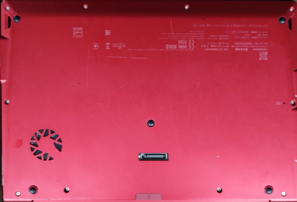 Ultrabook Fujitsu U772 Vermelho 8GB RAM