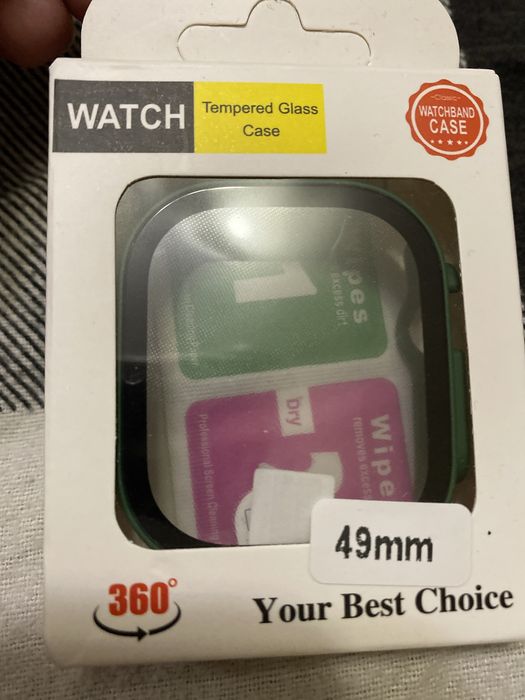 Чехол накладка на часи зелений