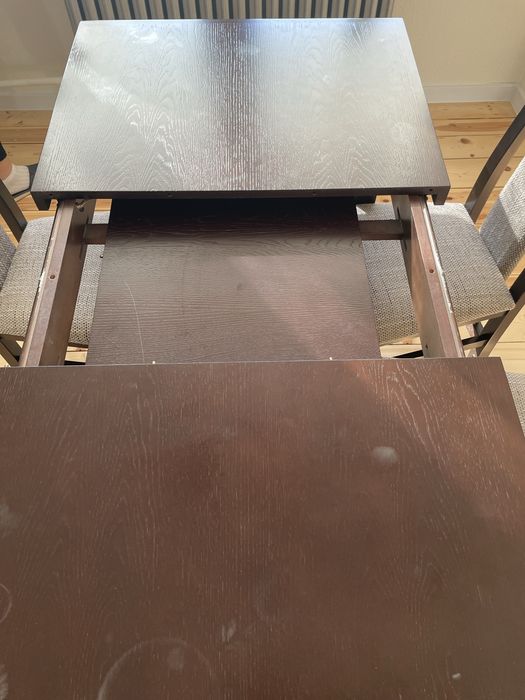 komplet mebli stół + krzesła