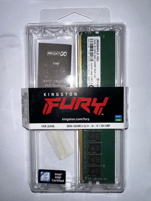 Оперативна памʼять transcend jm2666hle 1 x 16g