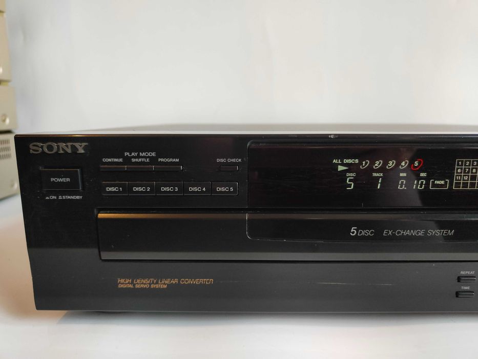 Sony CDP-C265 odtwarzacz zmieniarka na 5 płyt CD