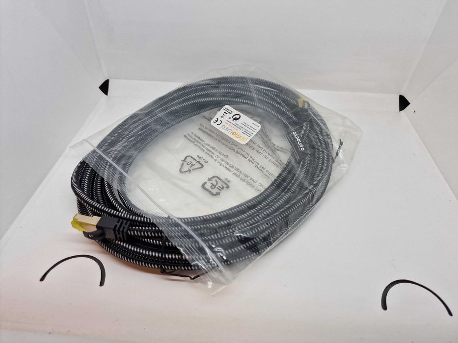 Kabel Sieciowy Primewire CAT 8 LAN Patchkabel Oplot RJ45 40Gbps 10m