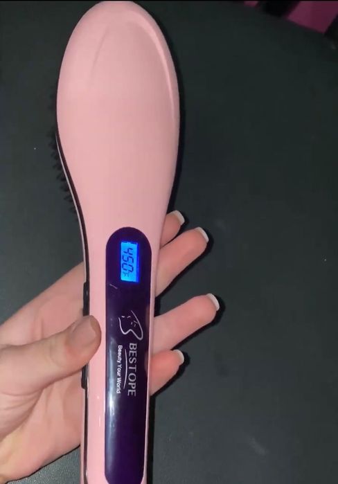 Escova alisadora até os 450°
