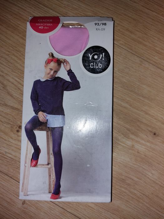 Rajstopy  mikrofibra  40 den [ Jasny róż]- rozmiar  92/98