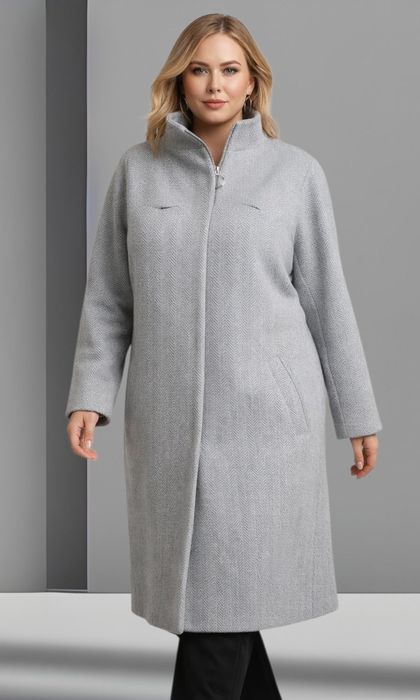 Жіноче пальто. Батальні розміри.