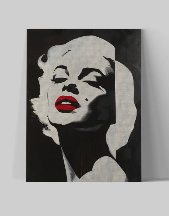 Obraz na płótnie Marilyn Monroe - Pop-Art 45x60 cm do salonu