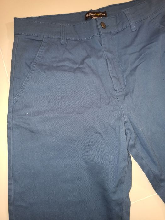 Spodnie męskie niebieskie