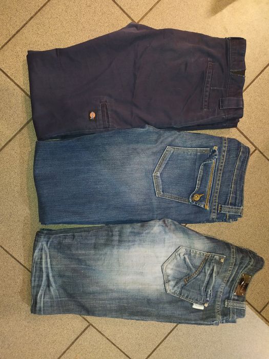 Spodnie rozmiar 36-38 cena za 3 sztuki
