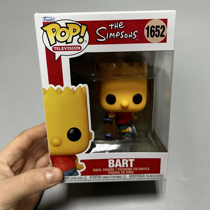 Funko Pop! Simpsons Bart 1652 оригинал новая фигурка барт симпсон NEW