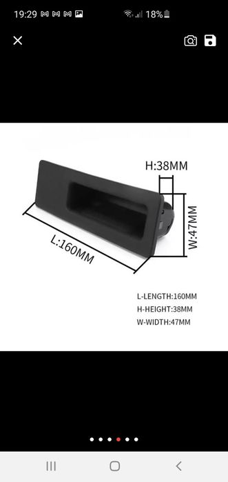 Botão mala bmw F10, F11 série 5 2010 a 2015 novos em caixa