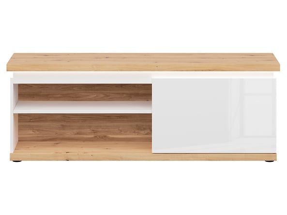 Szafka RTV BRW LAVAL 140 cm – biała – stan dobry