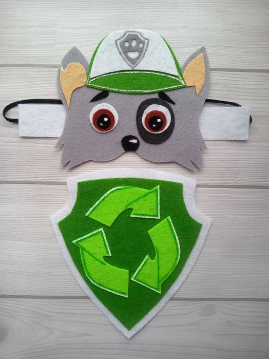 Маска їжачок зайчик вовк ведмідь мишка лелека горобець ворона Кетбой