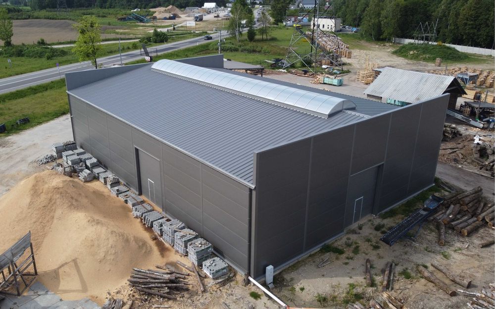hala magazynowa 20m x 30m x 5,5m 600m2