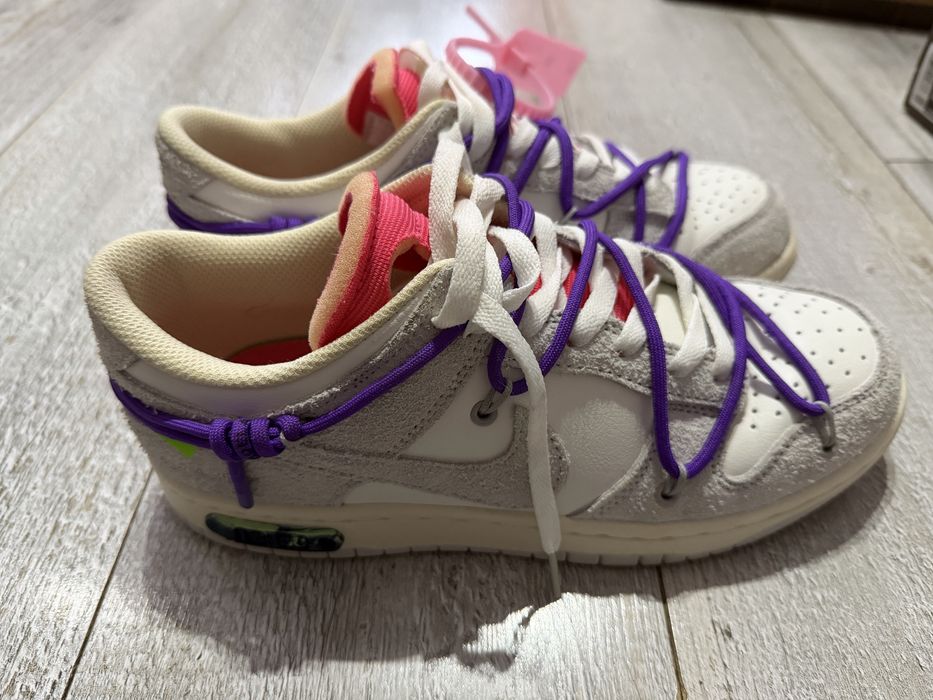 nike dunk low x offwhite lot 15