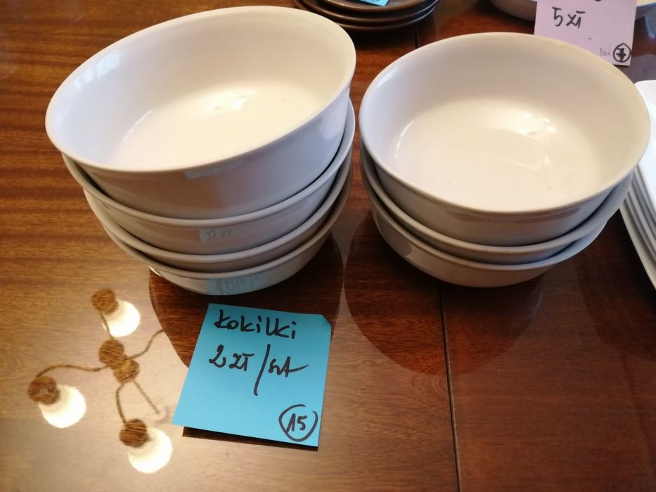 Kokilki, talerzyki, mały półmisek